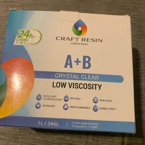 Brand New In Box Clear Resin for Crafting / Curing